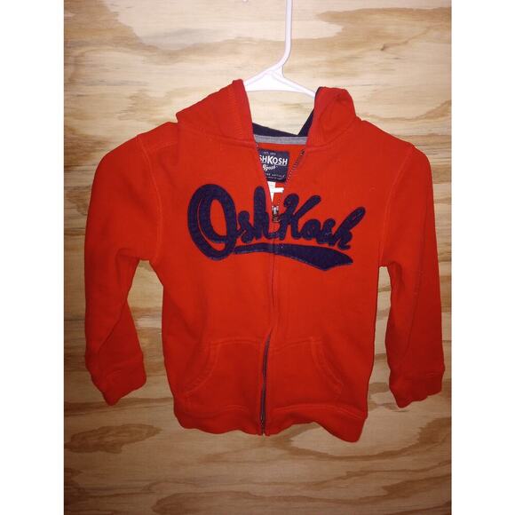 Kids Oshkosh Red Zip up Jacket Size 8 - Picture 1 of 2